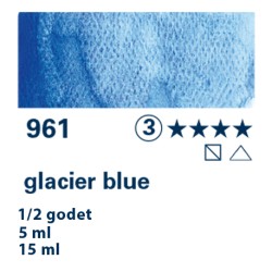 961 - Schmincke Acquerello Horadam Supergranulato blu ghiacciaio