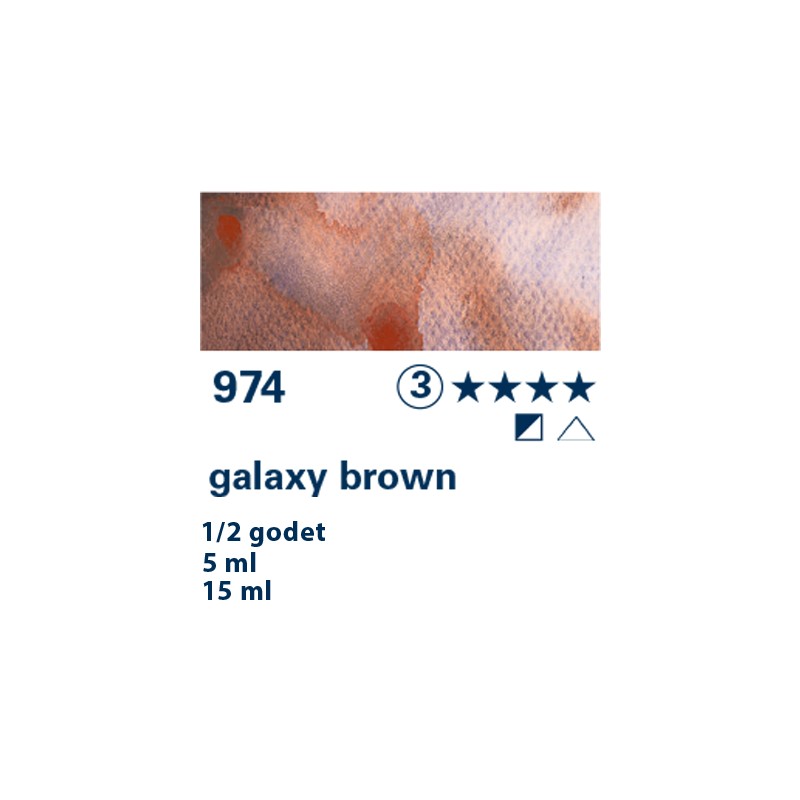 974 - Schmincke Acquerello Horadam Supergranulato bruno galassia