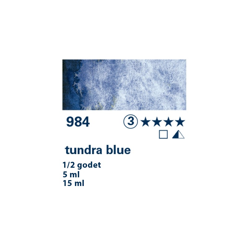 984 - Schmincke Acquerello Horadam Supergranulato blu tundra