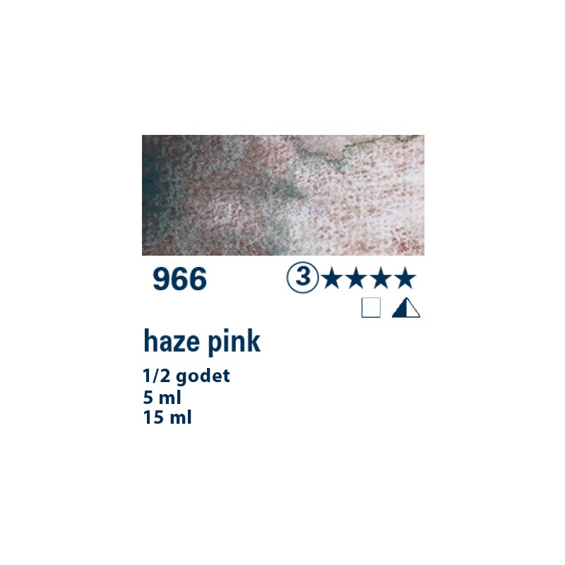 966 - Schmincke Acquerello Horadam Supergranulato rosa nebbia