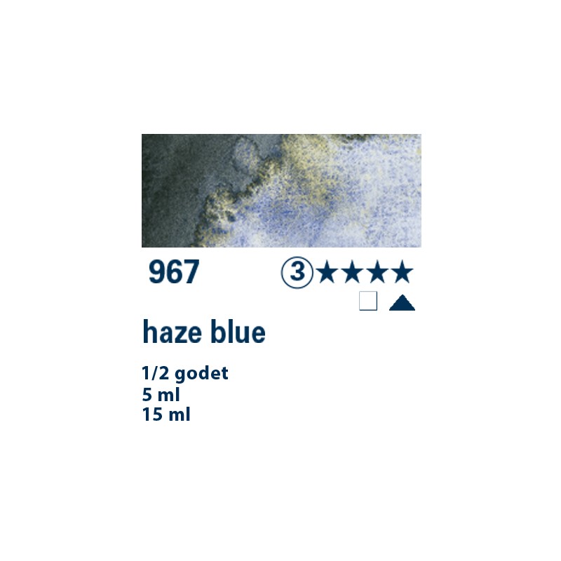 967 - Schmincke Acquerello Horadam Supergranulato blu nebbia