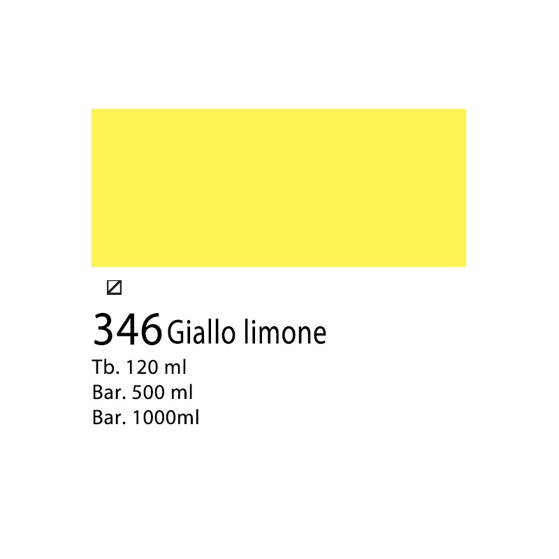 346 - Winsor & Newton Acrilico Galeria Giallo Limone