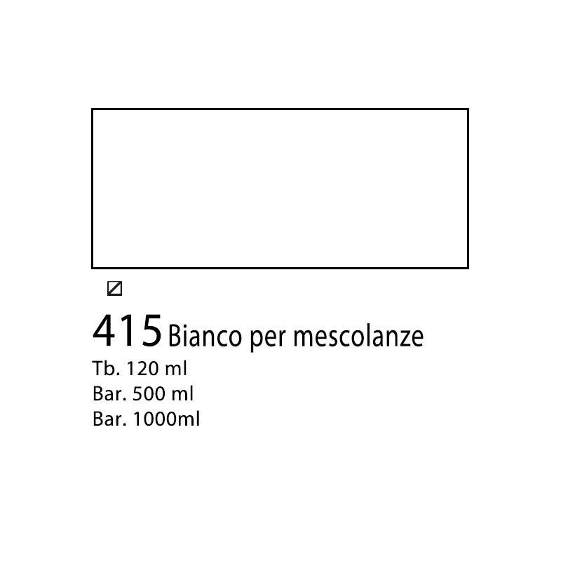 415 - Winsor & Newton Acrilico Galeria Bianco Per Mescolanze