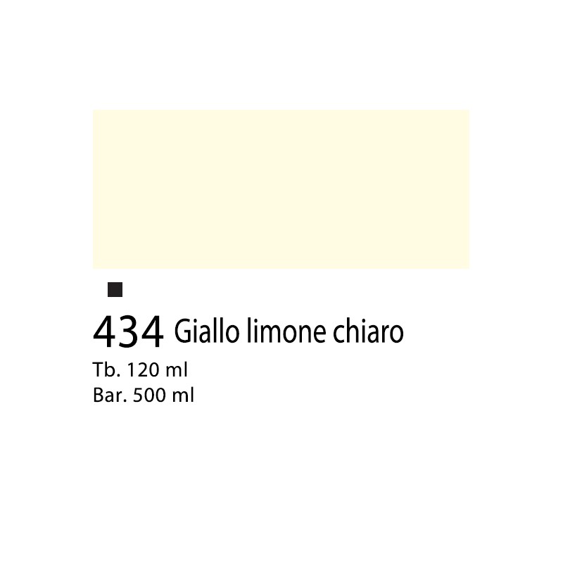 434 - Winsor & Newton Acrilico Galeria Giallo Limone Chiaro