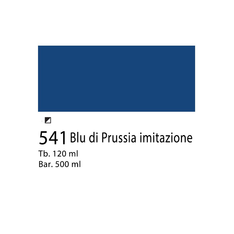 541 - Winsor & Newton Acrilico Galeria Blu Di Prussia Imitazione