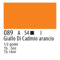 089 - Winsor & Newton Professional Giallo di cadmio arancio