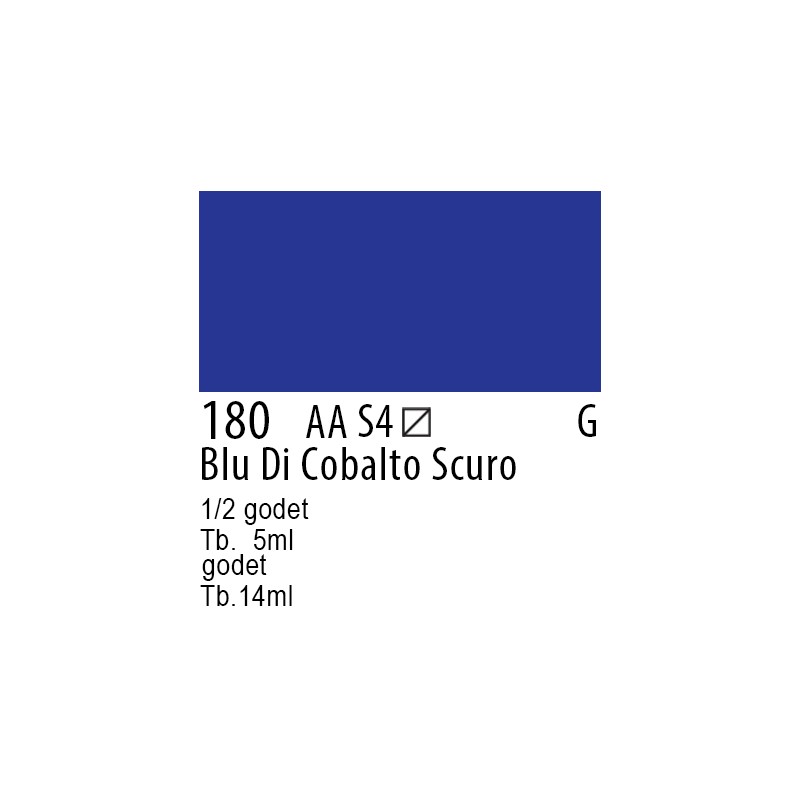 180 - Winsor & Newton Professional Blu di cobalto scuro