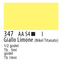 347 - Winsor & Newton Professional Giallo Limone (Nickel Titanato)