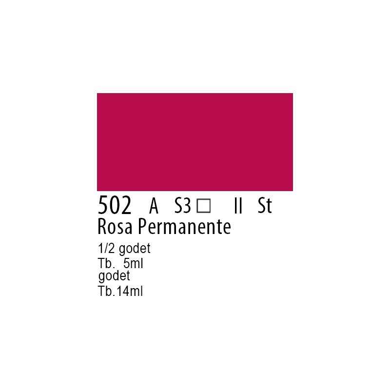 502 - Winsor & Newton Professional Rosa permanente