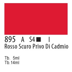 895 - Winsor & Newton Professional Rosso scuro privo di cadmio