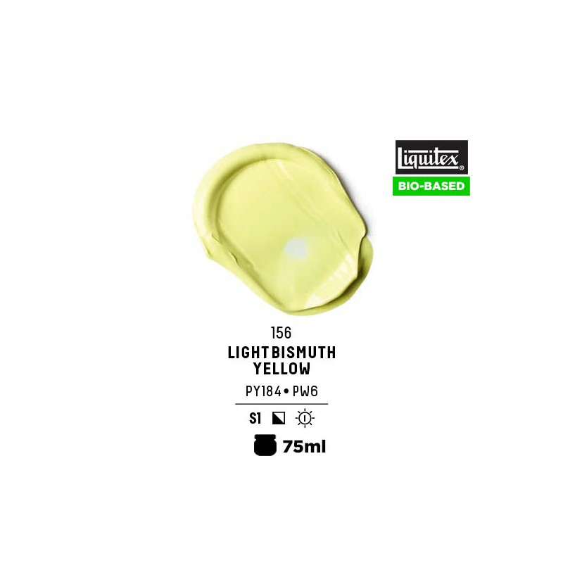 156 - Liquitex Bio Based Heavy Acrylic Giallo Di Bismuto Chiaro