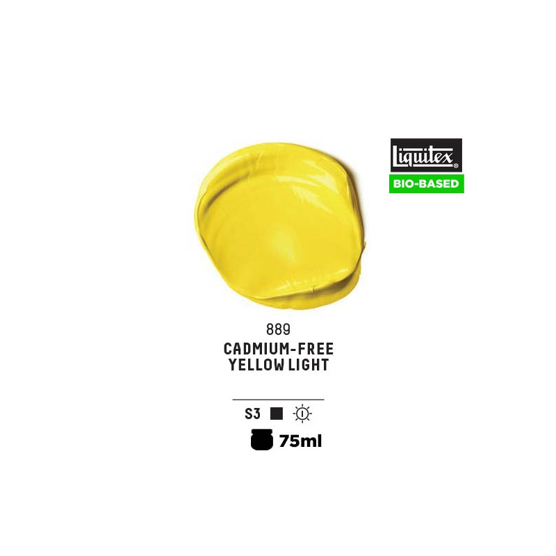 889 - Liquitex Bio Based Heavy Acrylic Giallo Chiaro Privo Di Cadmio