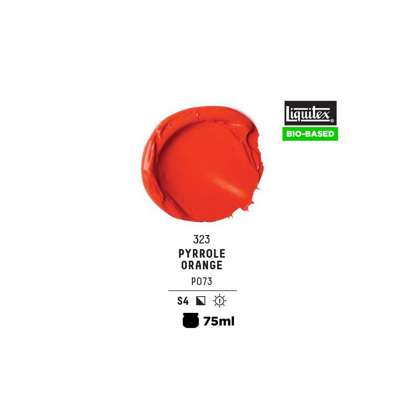 323 - Liquitex Bio Based Heavy Acrylic Arancio Pirrolo