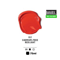 893 - Liquitex Bio Based Heavy Acrylic Rosso Chiaro Privo Di Cadmio