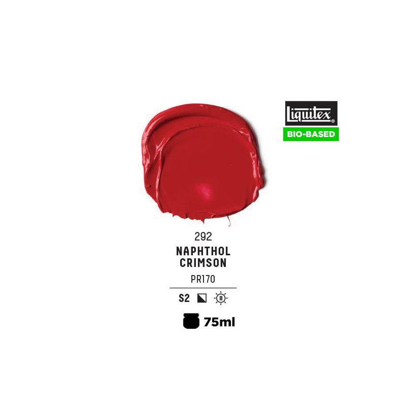 292 - Liquitex Bio Based Heavy Acrylic Rosso Naftolo Carmino