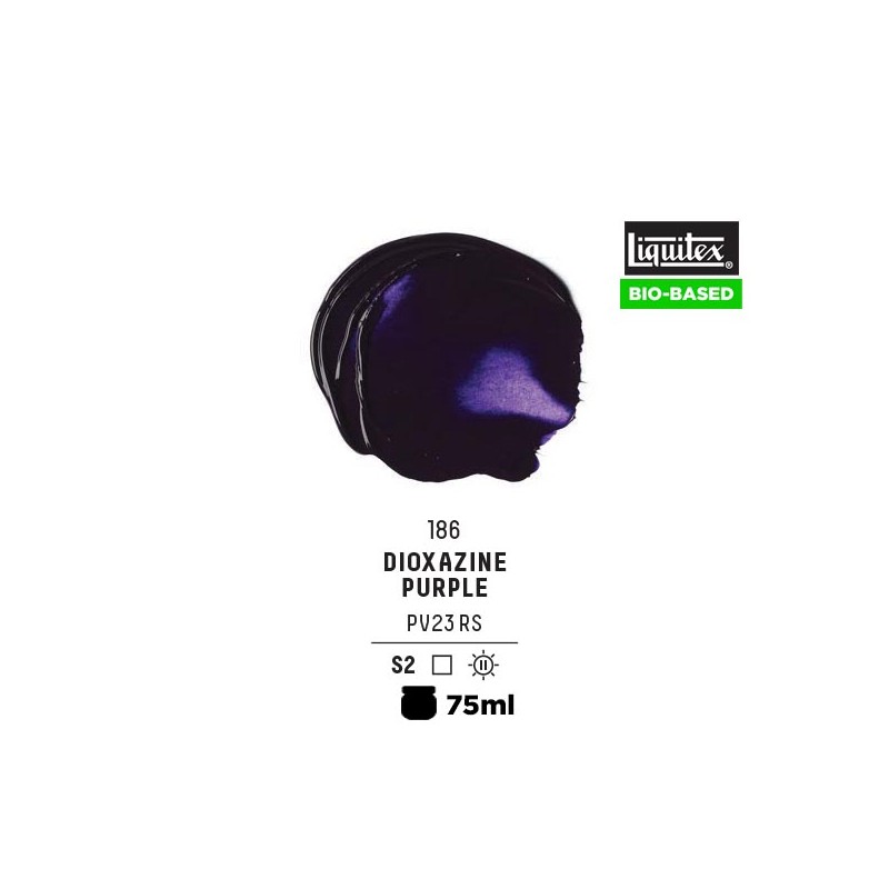 186 - Liquitex Bio Based Heavy Acrylic Viola Diossazina