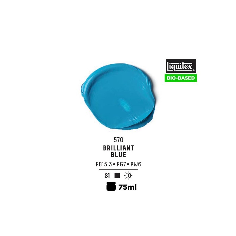 570 - Liquitex Bio Based Heavy Acrylic Blu Brillante