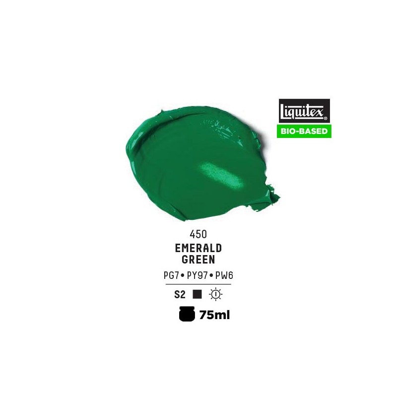 450 - Liquitex Bio Based Heavy Acrylic Verde Smeraldo