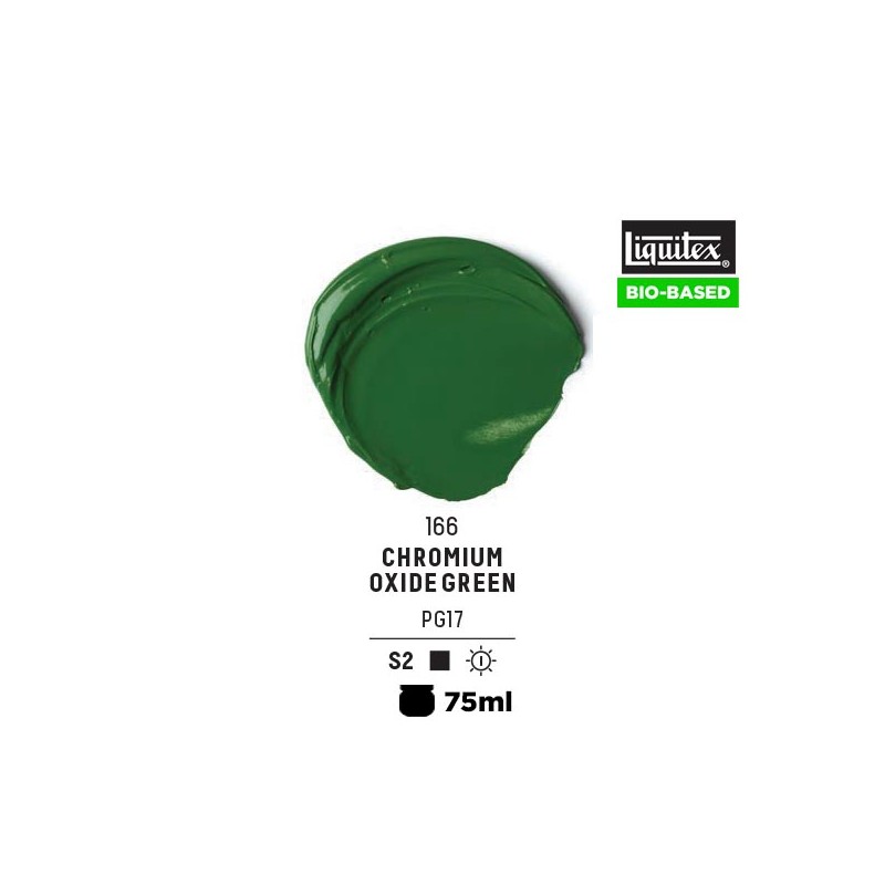 166 - Liquitex Bio Based Heavy Acrylic Verde Ossido Di Cromo