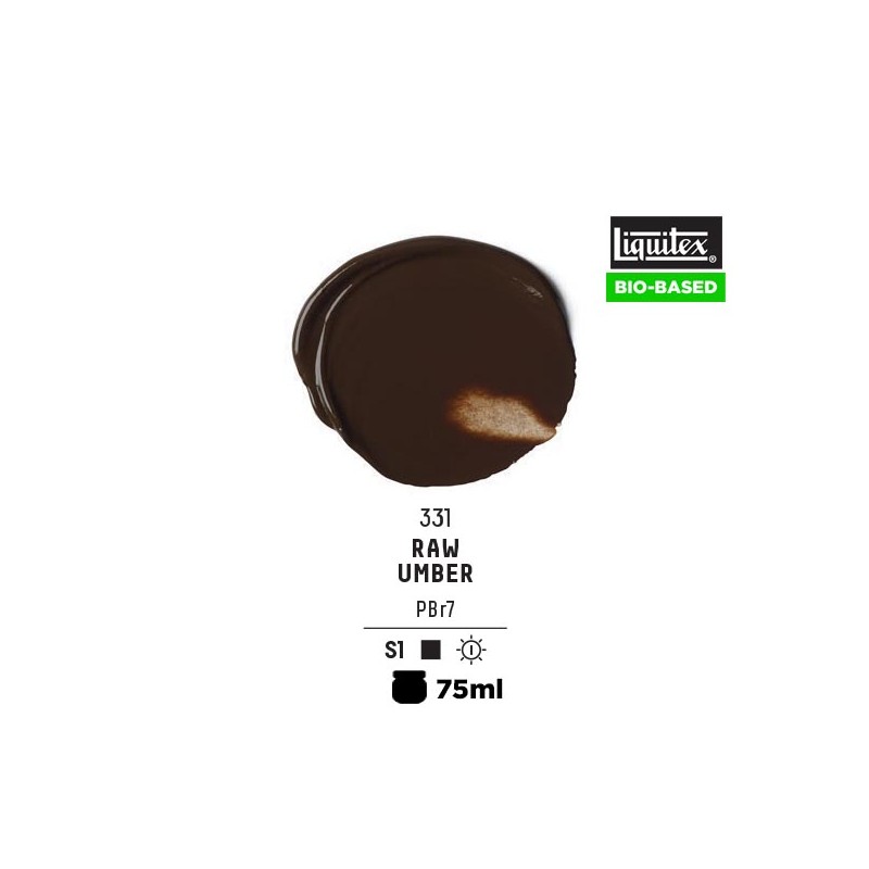 331 - Liquitex Bio Based Heavy Acrylic Terra D'Ombra Naturale