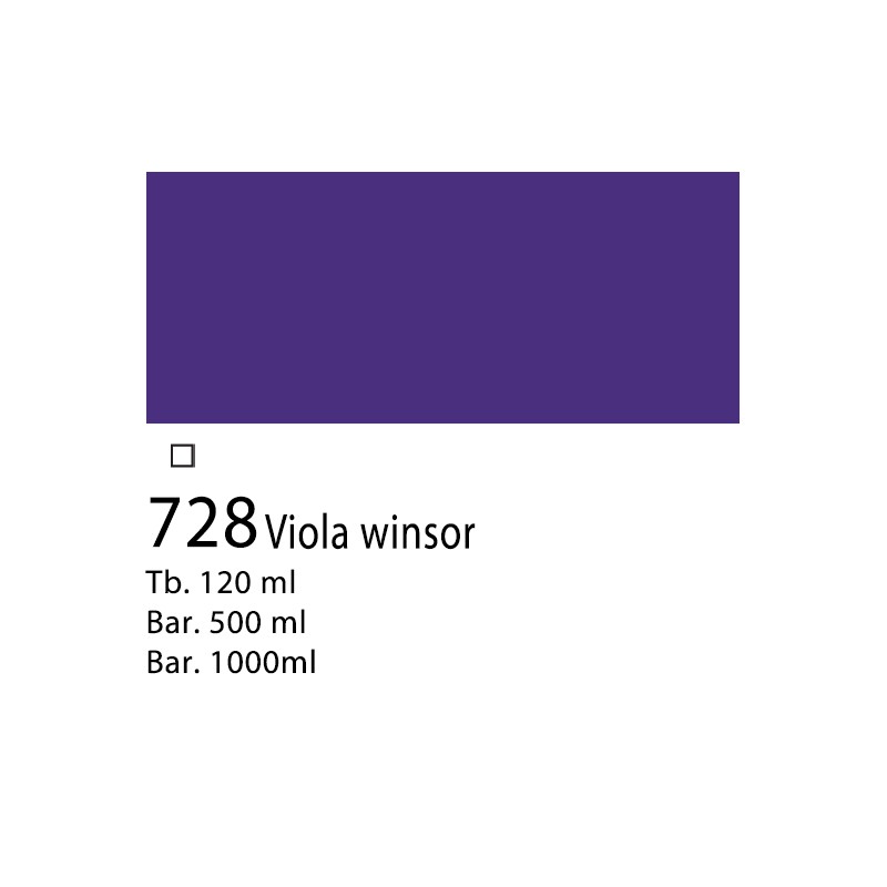 728 - Winsor & Newton Acrilico Galeria Viola Winsor