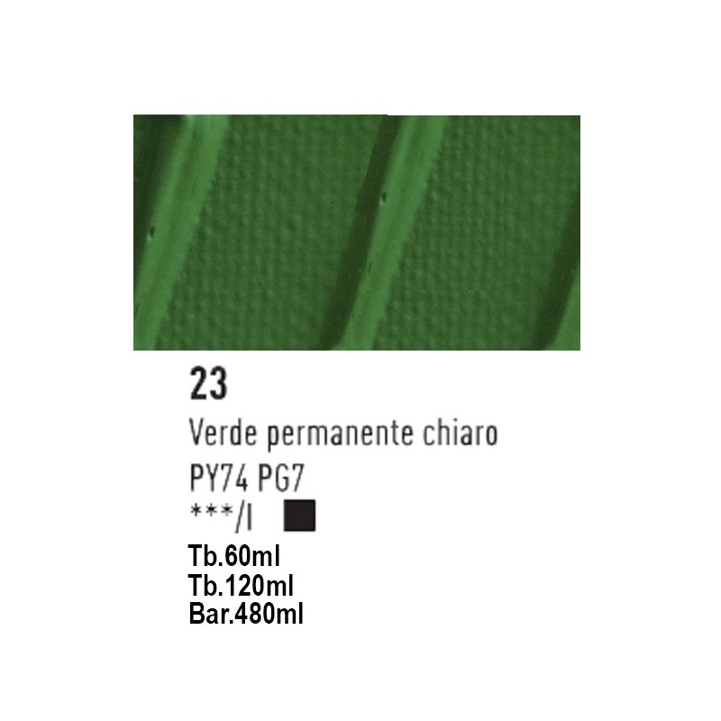 23 - Pebeo Origin Acrylics Verde Permanente Chiaro
