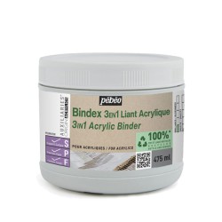 Bindex Legante Acrilico 3 in 1 Pebeo Origin Auxiliaries 475ml