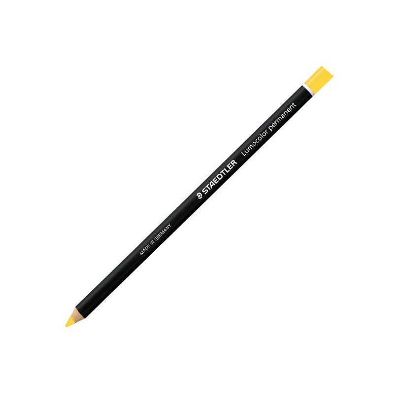 Staedtler Lumocolor permanent Glasochrom Matita Vetrografica Indelebile Gialla