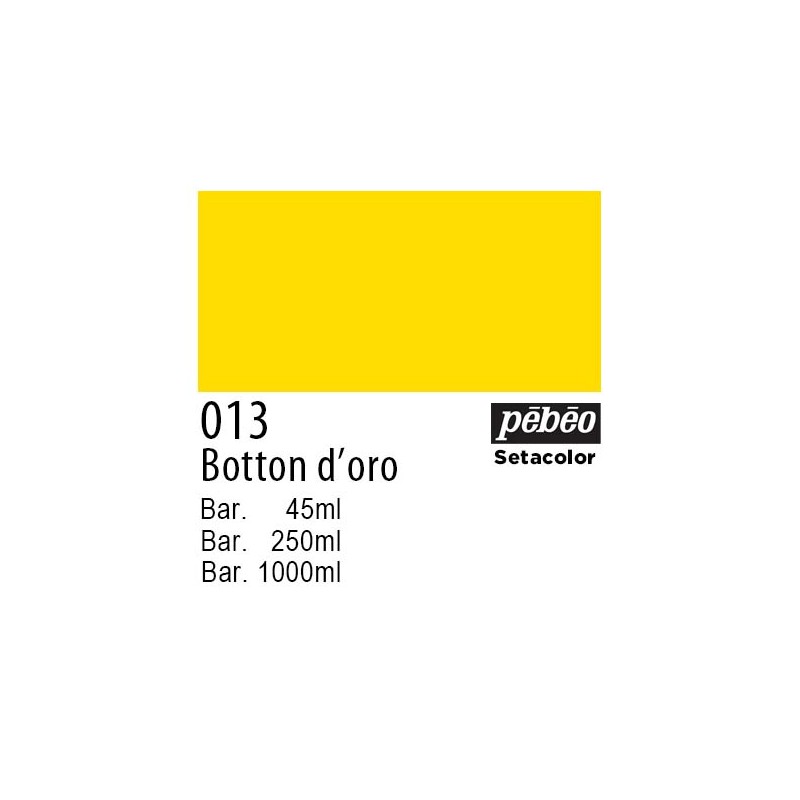 013 - Pebeo Setacolor Opaco Botton D'Oro