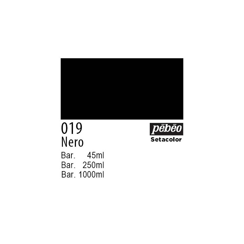 019 - Pebeo Setacolor Opaco Nero