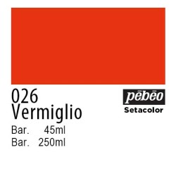 026 - Pebeo Setacolor Opaco Vermiglio