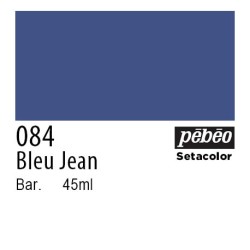 084 - Pebeo Setacolor Opaco Bleu Jean