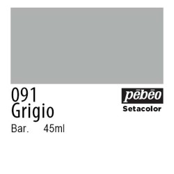 091 - Pebeo Setacolor Opaco Grigio