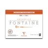 Clairefontaine Fontaine Aquarelle, Blocco Collato 4 lati, Bianco naturale, 20 Fogli, Grana Satinata, 300gr/Mq