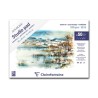 Clairefontaine Goldline Studio Pad, Blocco Collato 1 lato, Bianco naturale, 50 Fogli, Grana Fine, 200gr/Mq