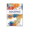 Clairefontaine Goldline Aquapad, Blocco Collato 1 lato, Bianco, 30 Fogli, Grana Media e Fine, 300gr/Mq