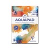 Clairefontaine Goldline Aquapad, Blocco Collato 1 lato, Bianco, 20 Fogli, Grana Media e Fine, 300gr/Mq