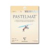 Clairefontaine Pastelmat n.1, Blocco collato 1 lato, 12 Fogli assortiti (Mais, Ranuncolo, Grigio chiaro, Grigio scuro), 360gr/Mq