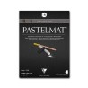 Clairefontaine Pastelmat n.6, Blocco collato 1 lato, 12 Fogli Antracite, 360gr/Mq
