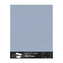 Clairefontaine Pastelmat Azzurro (Blu chiaro), confezione da 5 fogli, cm 50x70, 360gr/Mq