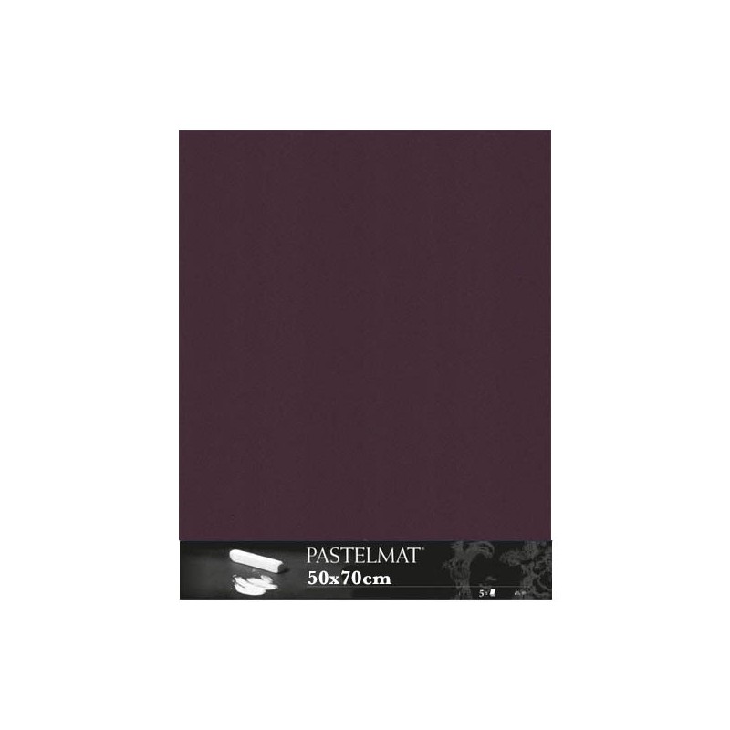 Clairefontaine Pastelmat Vinaccia, confezione da 5 fogli, cm 50x70, 360gr/Mq