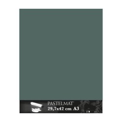 Clairefontaine Pastelmat Verde chiaro, confezione da 5 fogli, cm 29,7x42 (A3), 360gr/Mq