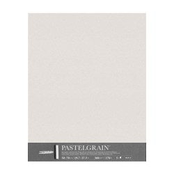 Clairefontaine Pastelgrain Grigio chiaro, confezione da 5 fogli, cm 50x70, 360gr/Mq