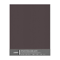 Clairefontaine Pastelgrain Marrone, confezione da 5 fogli, cm 50x70, 360gr/Mq