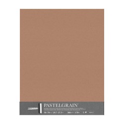 Clairefontaine Pastelgrain Terra di Siena, confezione da 5 fogli, cm 50x70, 360gr/Mq