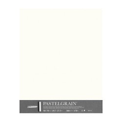 Clairefontaine Pastelgrain Bianco, confezione da 5 fogli, cm 50x70, 360gr/Mq