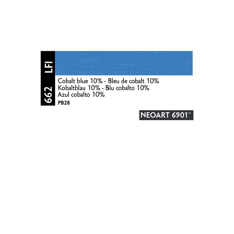 662 - Caran d'Ache Pastello Neoart 6901 Cobalto 10%