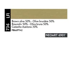 736 - Caran d'Ache Pastello Neoart 6901 Oliva bruna 50%
