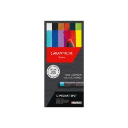 Caran d'Ache Neoart 12 Pastelli a cera e olio