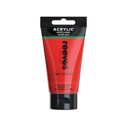Reeves Acrilico Rosso Brillante 75ml